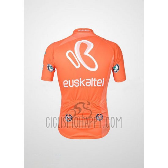 Euskalte Cycling Jersey Bib Short 2011 Men Short Sleeve Orange
